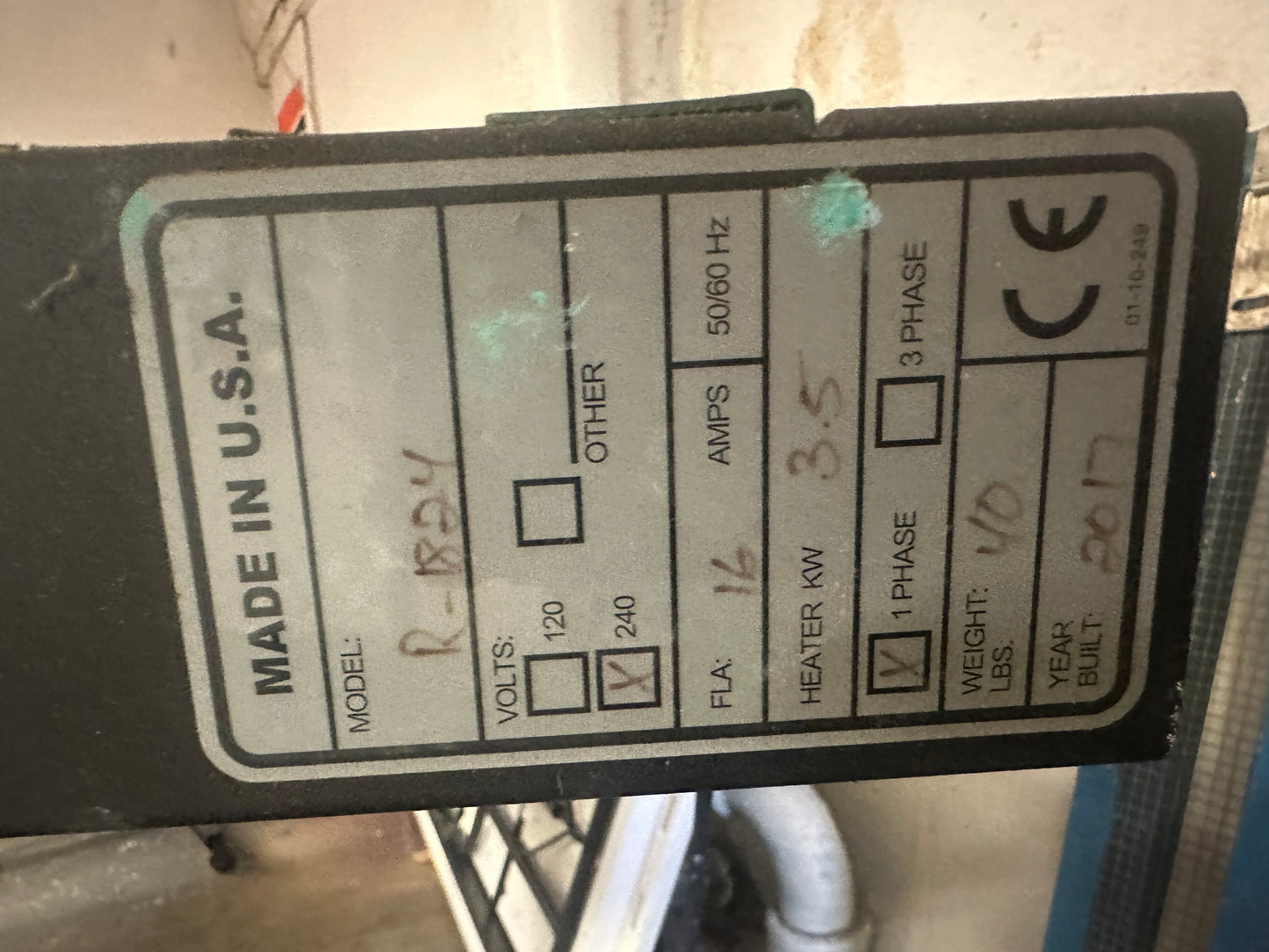 USED- Vastex 6 color 6 station v-2000HD (red Auto flash, adult & youth pallets included)