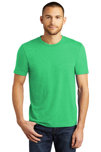 dm130 Disrict Perfect Tri-blend Tee in Natural (16pcs 1 Color Screen Print)