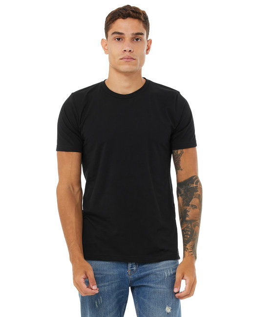 3650 Bella+Canvas Poly/Cotton Tee in Black (32pcs 2 color screenprint)